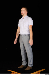 Whole Body Man Trousers Average Standing Studio photo references